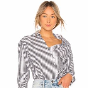 FRAME Aslant Button Down; Size Medium